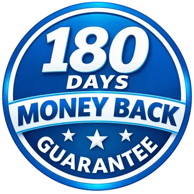 iGenics 180 day money back guarantee seal