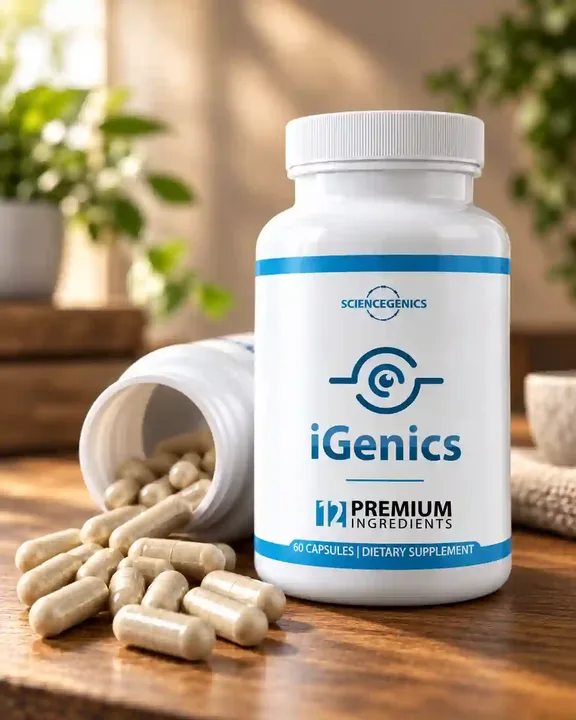 Science Genics iGenics creator brand vision support bottle